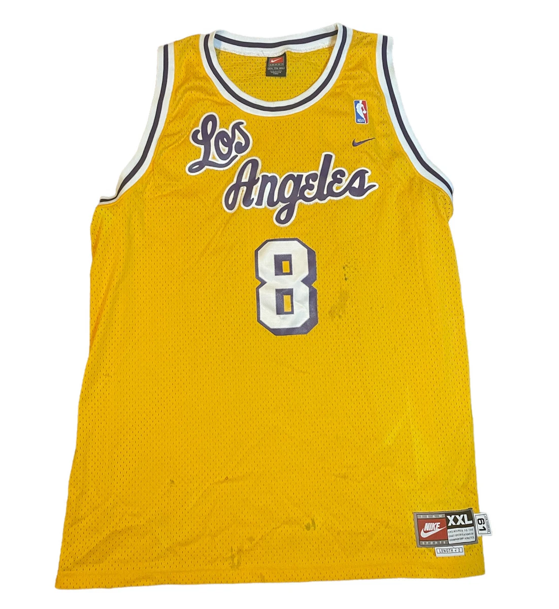 Vintage Nike Los Angeles Lakers Kobe Bryant 1961 Throwback Rewind NBA  Jersey M