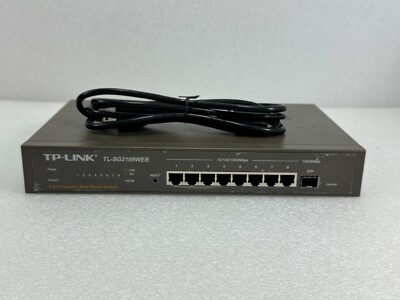 TP-Link TL-SG2109WEB 9-port Gigabit Web Smart Switch NICE DEAL FREE SHIPPING  