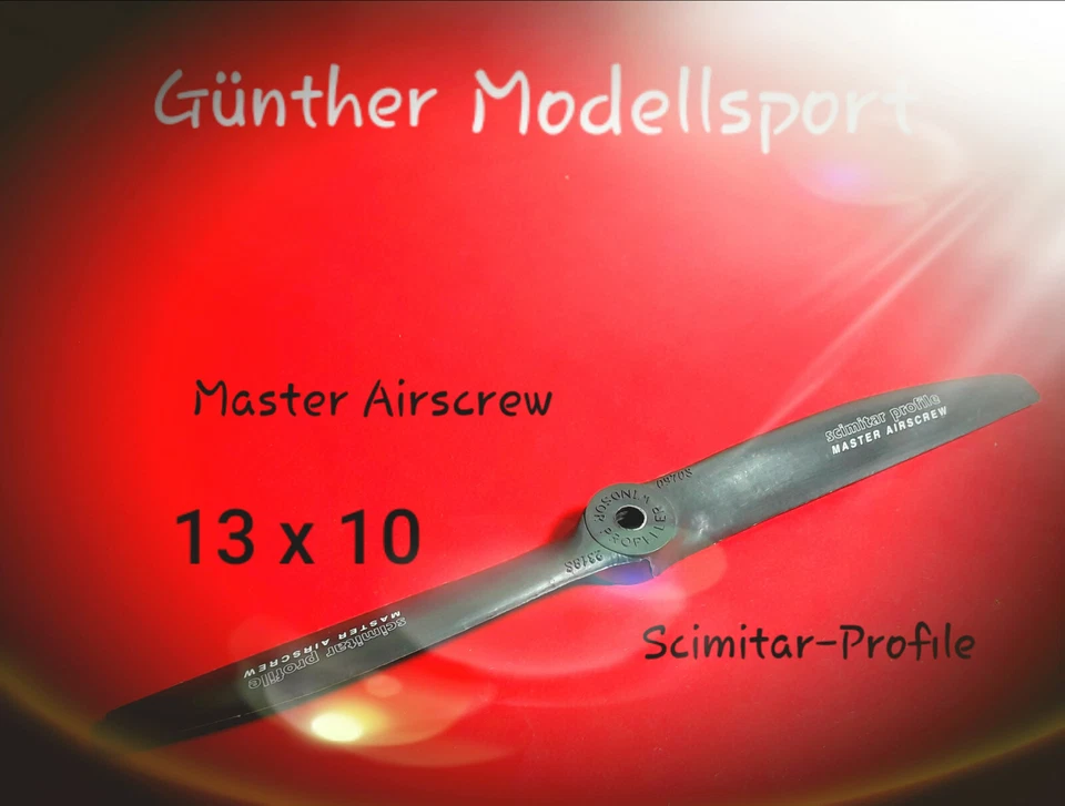 Master Airscrew Luftschraube Scimitar 33x25/13x10, 371013 Günther Modellsport - Bild 2 von 2