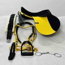 All Purpose Synthetic jumping English Horse Saddle Set Seat Size "17"18"19''