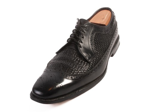 Allen Edmonds Black Lattice Weave Boca Raton Shoes 32408 | eBay