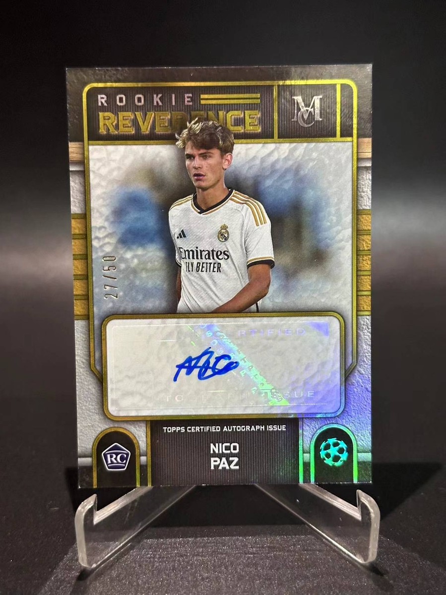 Topps Crystal NICO PAZ ニコラス パス 直筆サイン RC