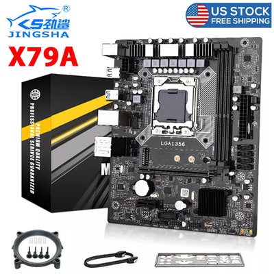 X79 Motherboard LGA 1356 Support NVME M.2 DDR3 Xeon E5 CPU X79A 2.0 PC Mainboard