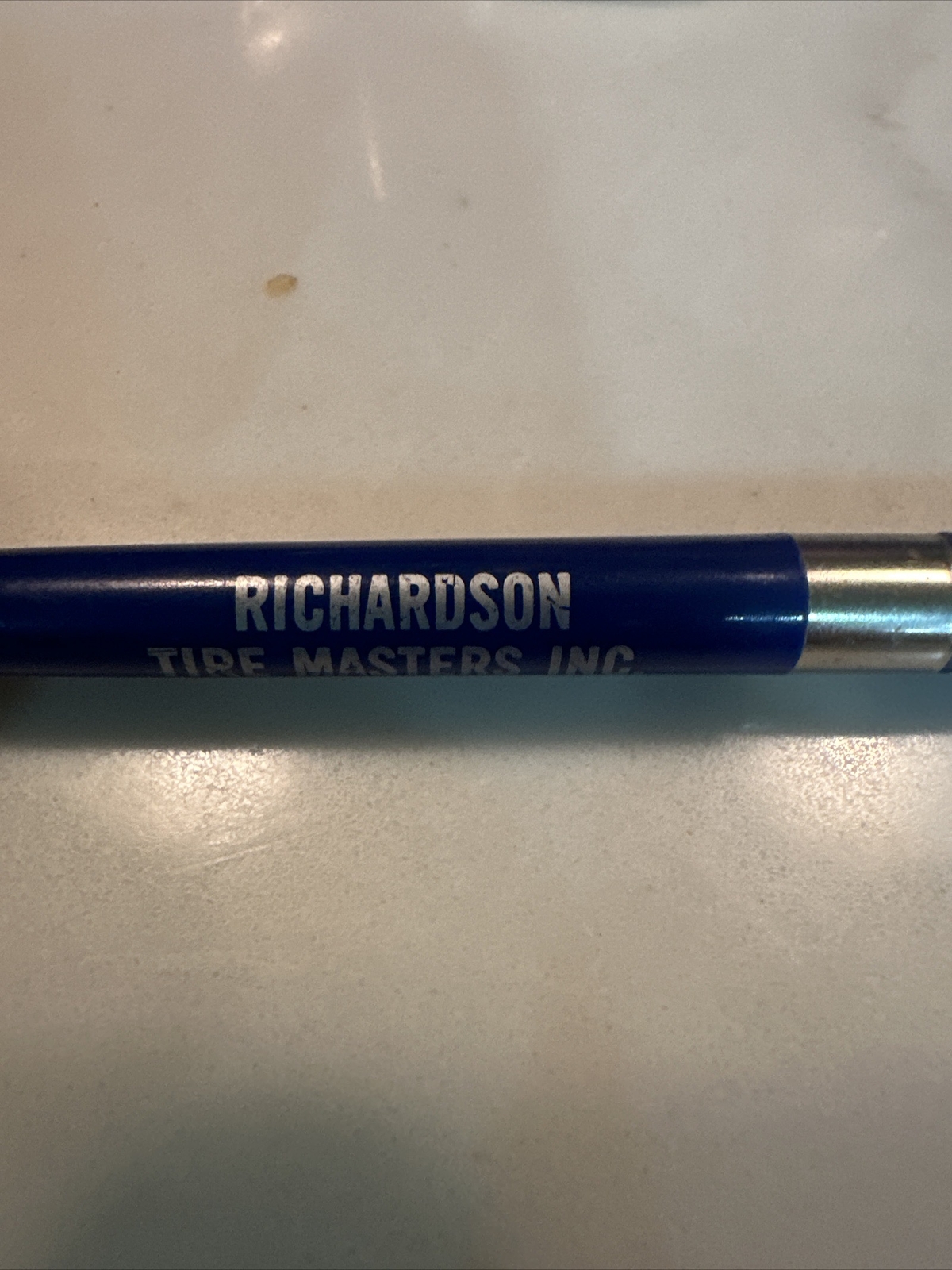 Vintage Richardson Tire Masters Inc Lebanonn Indiana Pen Advertisement