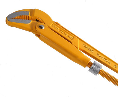 Tolsen Eck-Rohrzange CrV 45°   2''   56 cm Schweden-Form WAPU Zange Klemmzange
