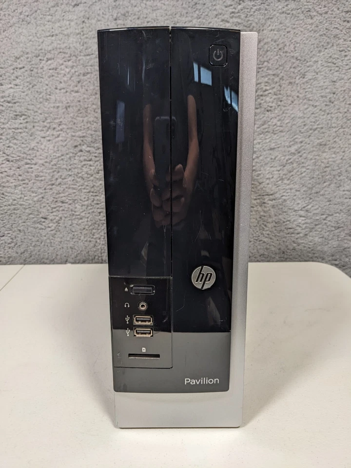 PC HP Pavillion Slimline 400-314 Windows 10 500 GB HDD 4 GB RAM AMD E1-2500 Foto 2 de 4