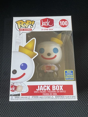 Funko Pop Ad Icons Jack in the Box - Jack Box 2020 SDCC exclusive