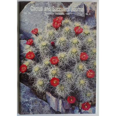 Cactus and Succulent Journal No.6 vol. 70 November-December, 1998 -