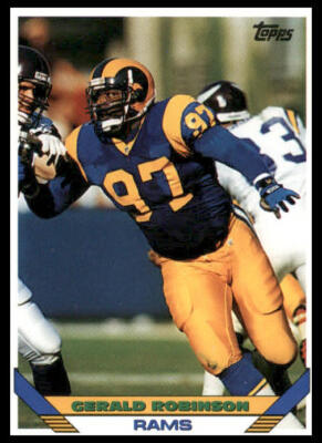 1993 Topps #429 Gerald Robinson Los Angeles Rams Football Card | eBay