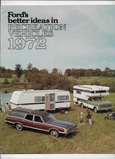 1972 Ford RV brochure: F-series Campers/Pickups/LTD/Torino/T-Bird/Mustang/Bronco