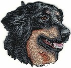 2" x 2 1/4" Hovawart Dog Breed Portrait Looking Right Embroidery Patch