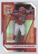 2021 Elite Extra Edition Prime Numbers C Die-Cut 28/186 Christian Franklin 4s2