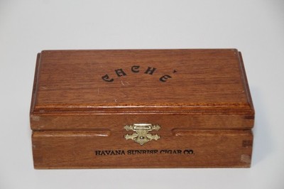 Ausgefallene Edle Zigarrenbox/Humidor Cache Havana Sunrise Cigar co.