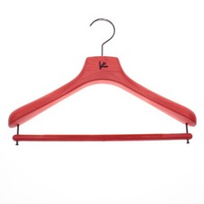 Isaia Suit Hanger Size 40 in Orangey Red with Purple Coral Composite