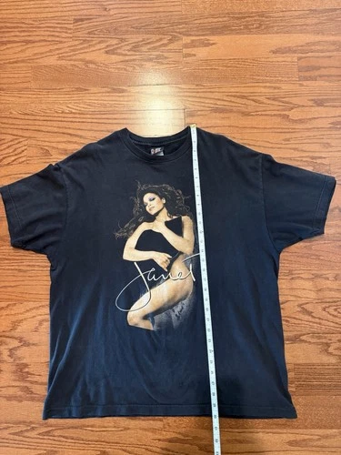 Janet Jackson All for You Your Vintage Giant Tag XL 2000s vintage concert t-shirt, vintage, size XL, single stitch, B+ condition