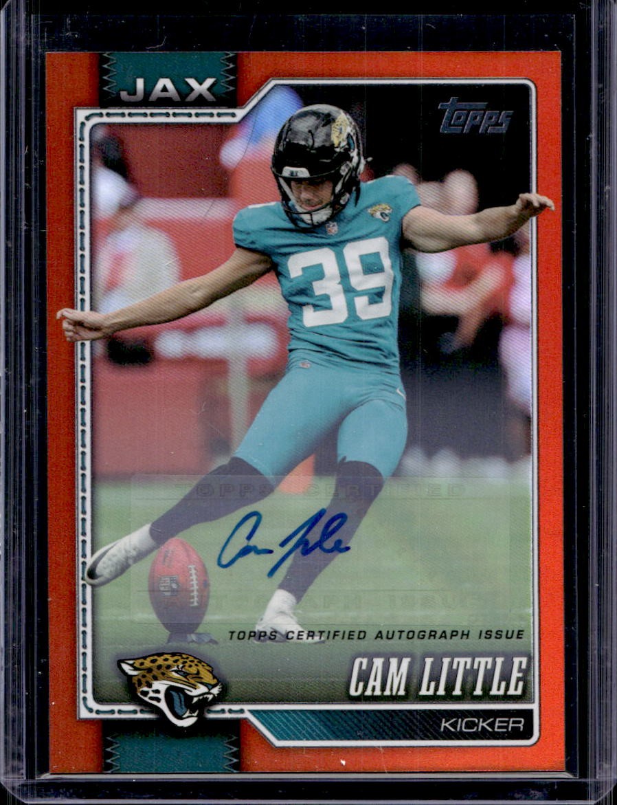 Cam Little 2026 Topps Flagship #229 Real One Auto Orange #25/25