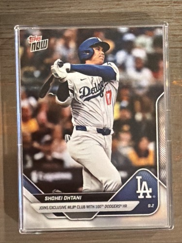 2025 Topps Now Shohei Ohtani #650 Joins Exclusive MLB Club With 100 Dodgers HR