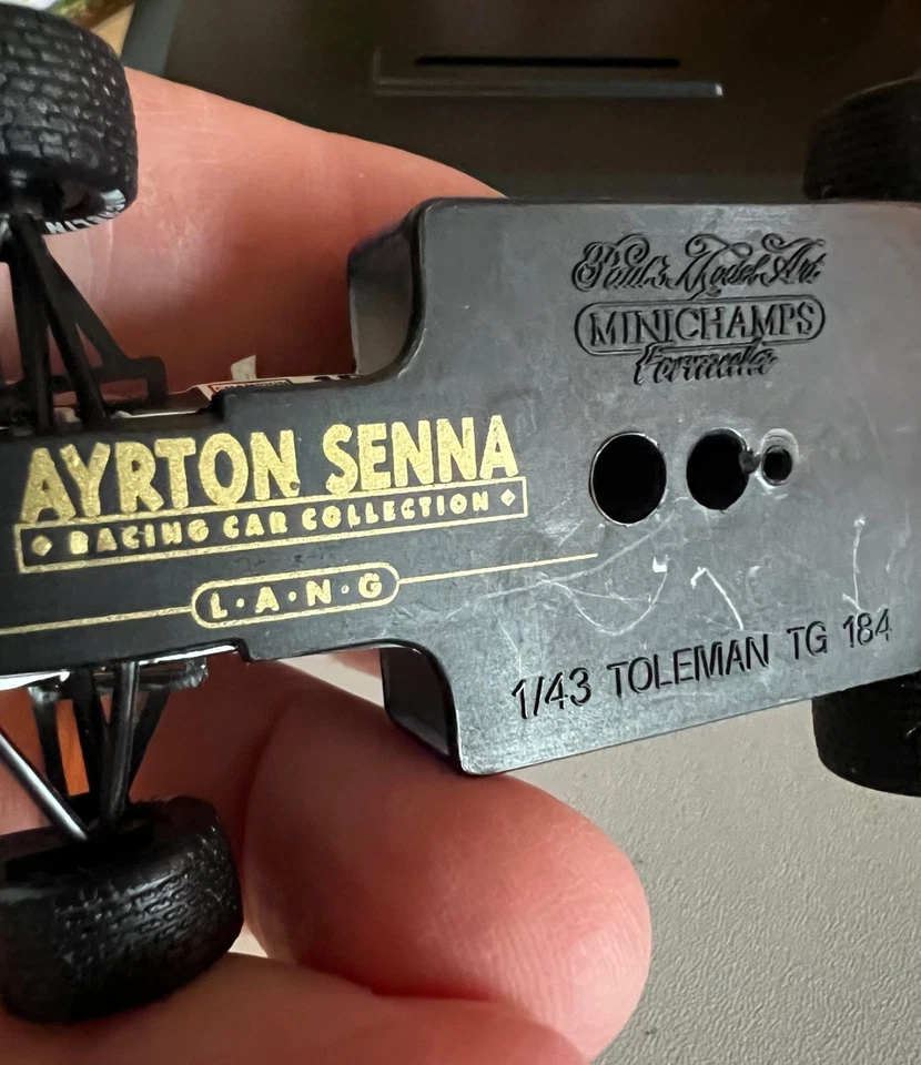 Toleman TD 184 Ayrton Senna Racing Collection Minichamps Pauls Model Art - Bild 4 von 4