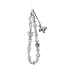 Beaded Camera Wrist Strap Cute Pearl Digital Camera Charm Lanyard, Phone Wris...