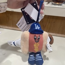 Los Angeles DODGERS Dodger Hot Dog Clip Key Chain Accessory MLB Official Merch
