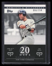 2007 Topps Moments & Milestones #83-20 Derek Jeter #/150