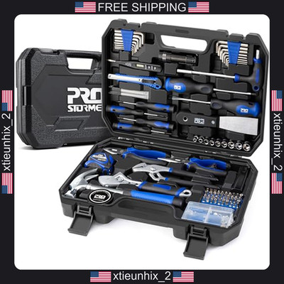 Prostormer 229-Piece Household Tool Set for Home & Auto Repairs