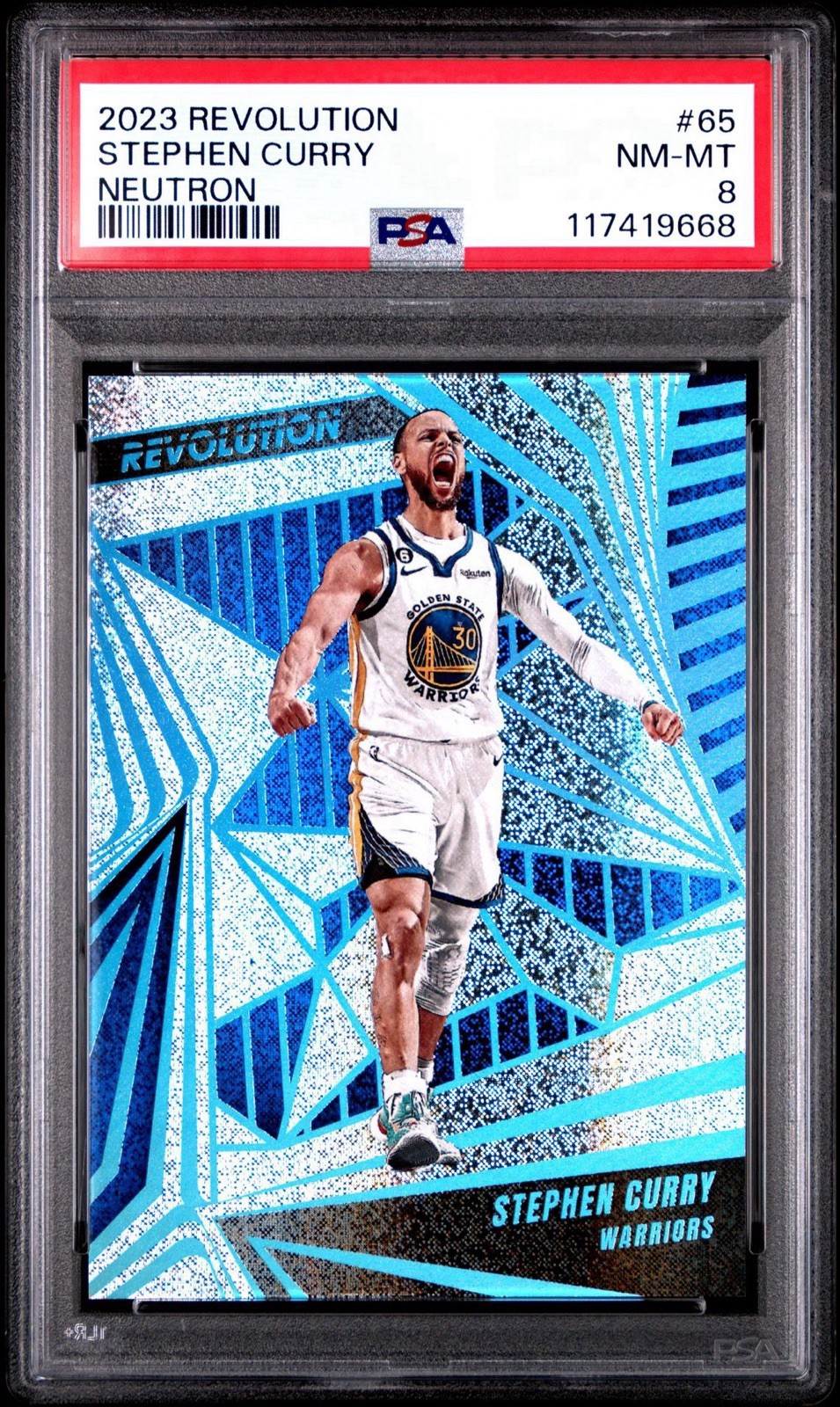 2023 Revolution Stephen Curry Neutron /125 PSA 8
