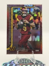 2025 Topps Chrome Jayden Daniels Pigskin Refractor - Washington Commanders