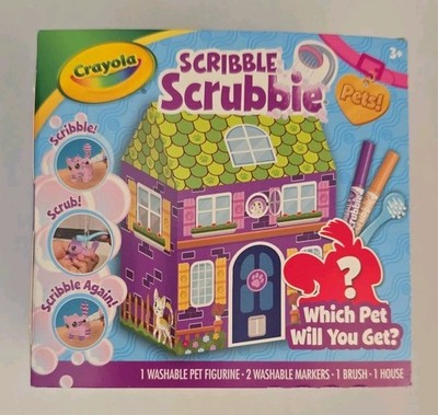 Crayola Scribble Scrubbie waschbare Mystery Haustier Blindbox brandneu in versiegelter Box