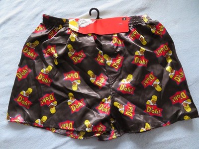 Satin Boxershort/ Gr M/ Simpsons/ Skater/ Sagger/ 2000er