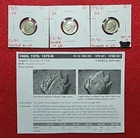 1969 1970 1970 D Reverse of 1968 Roosevelt 10c Dime FS-901 RDV-002 Set of 3
