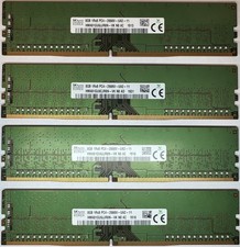Lot of 4 SK Hynix 8GB 1Rx8 PC4-2666V-UA2-11