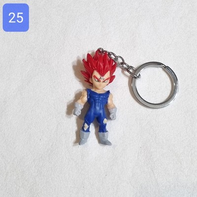 Dragon Ball Z Super Saiyan Vegeta  3D Figure Bag Clip-On Keychain
