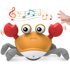 Kids Crawling Crab Toy Induction Escape Crab Electric Pets Musical Toys Toddler