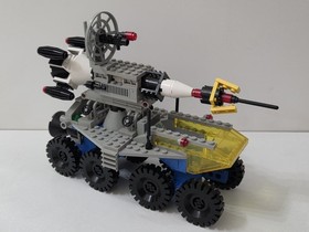 VINTAGE LEGO SPACE 6950 MOBILE ROCKET TRANSPORT 100% COMPLETE w MANUAL & EUC!
