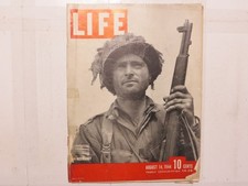 Life magazine August 14 1944 Normandy France Word War II Dewey CE