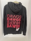 E5 College UGA Dawgs Zip Up Hoodie Woman Medium Game day Bulldogs — photo 7