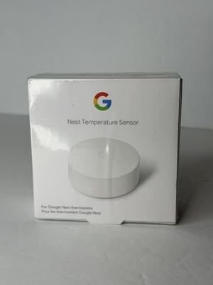 Google Nest Temperature Sensor T5000SF A0106 White Nest Thermostat New Sealed 