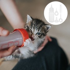 1 Set Durable Silicone Puppy Feeding Bottle for Newborn Pets Storage