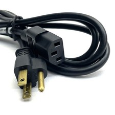 AC Power Cord Standard PC Computer Monitor Desktop Cable 6FT 3 Prong Plug