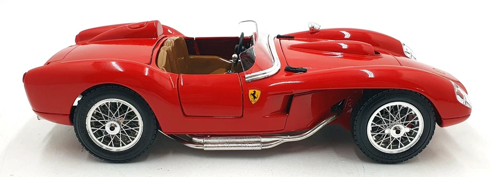 Burago 1/18 Scale Diecast 121125B - 1957 Ferrari 250 Testa Rossa - Red - Image 4 of 4