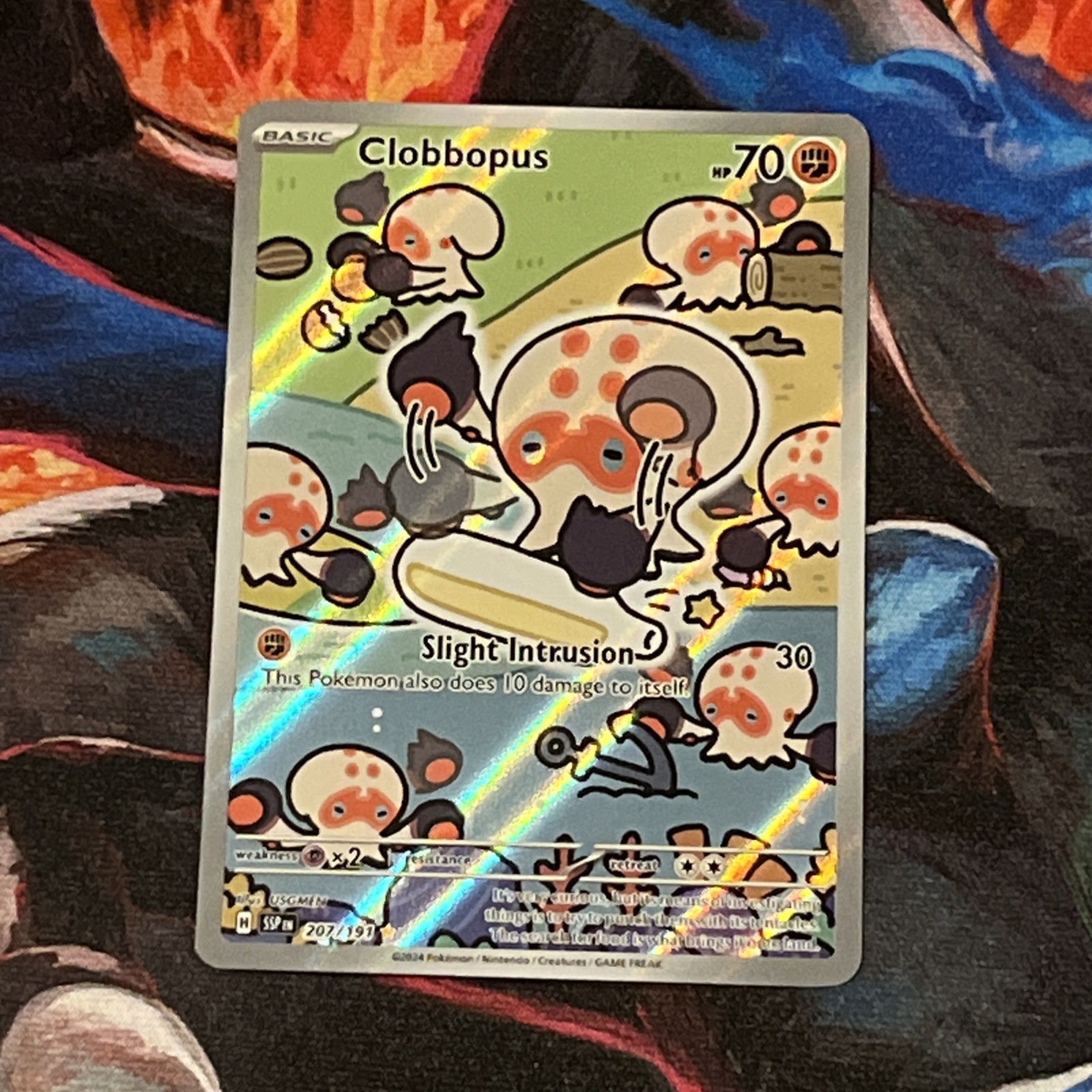 Clobbopus - Illustration Rare SV08: Surging Sparks 207/191 NM