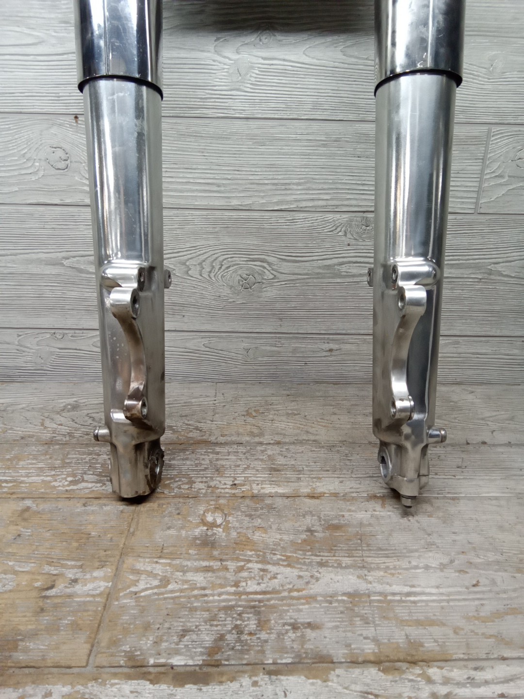 1987 87 Harley Davidson Tour Glide FLTC Front Forks Leg Sliders RH LH DL-687