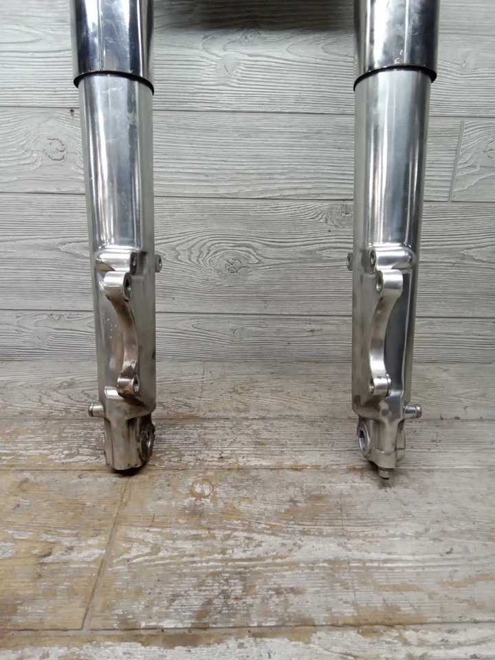 Harley-Davidson Tour Glide 1987 87 horquillas delanteras deslizadores de pierna derecha izquierda DL-687 Foto 4 de 4