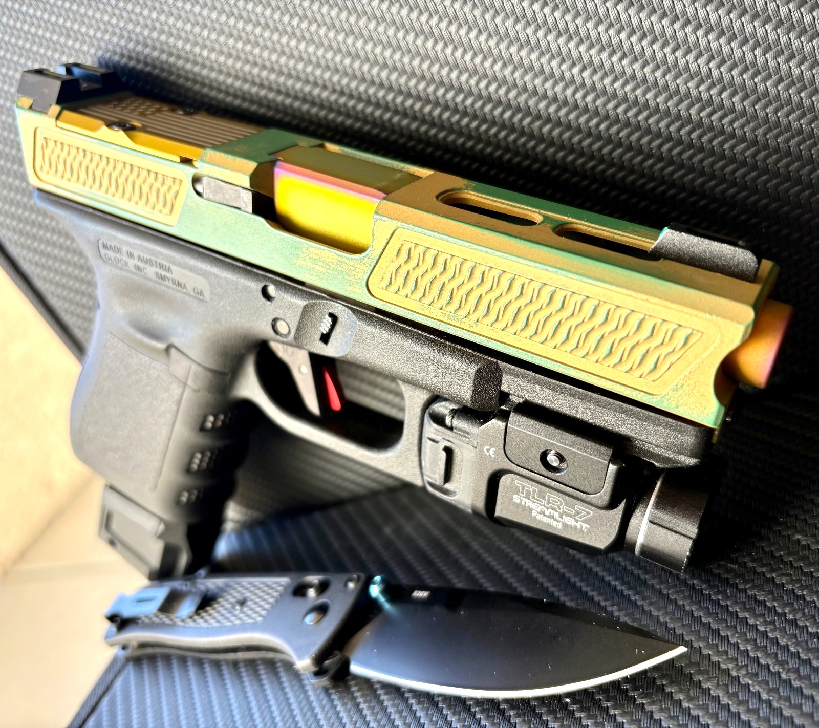 Custom Glock 19 Gen 3 Slide Trijicon RMR Cut Complete G19 RXM Upper ...