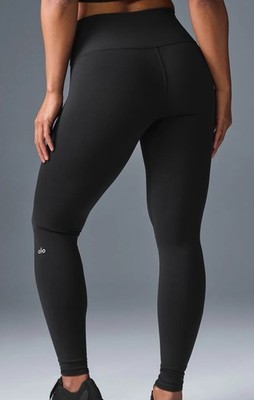 ALO Yoga High-Waist Airbrush Leggings Black Color Size S W5473R