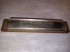 M. Hohner Marine Band Harmonica Vintage Made In Germany In The Key of G