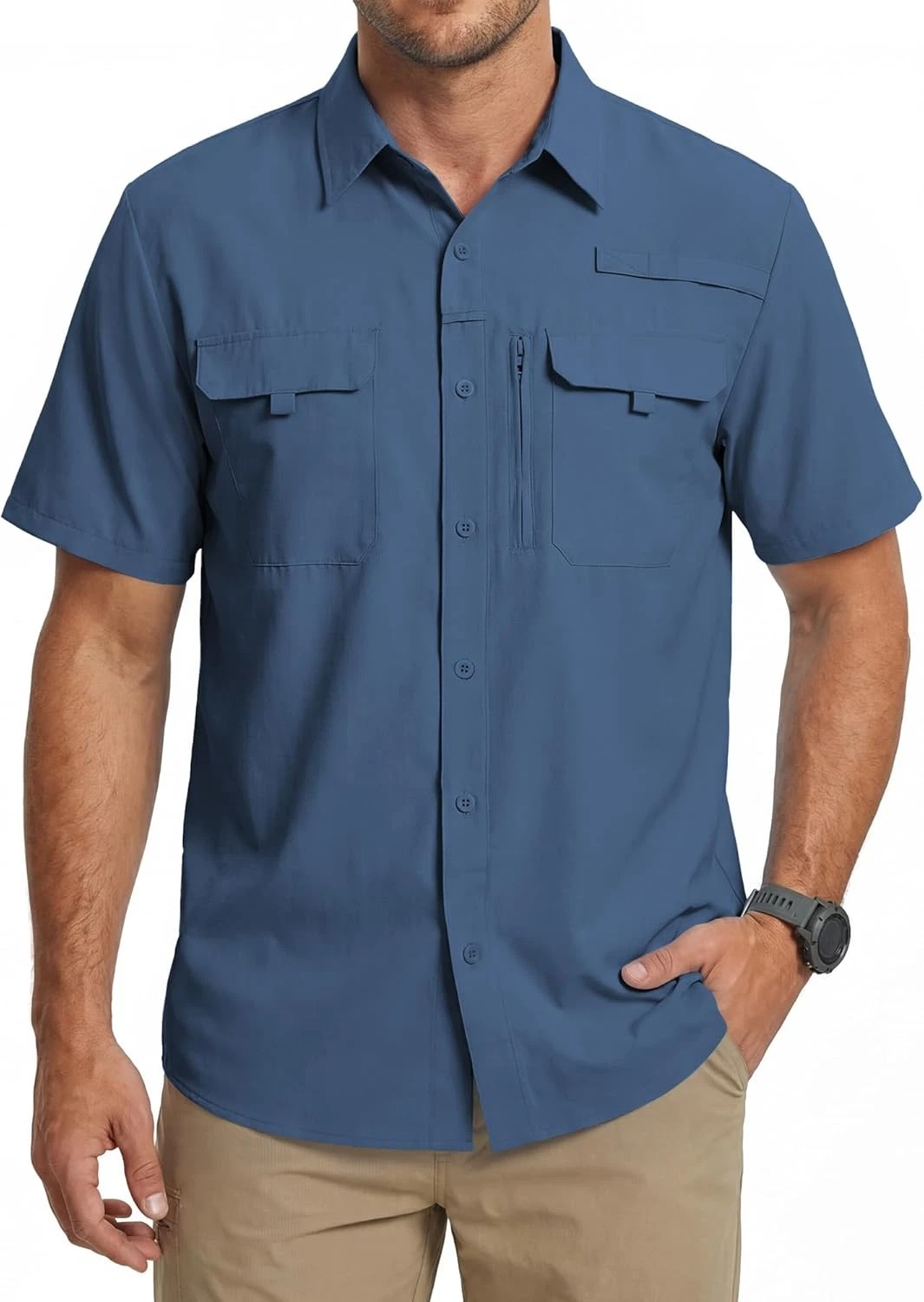 Men's Sun Protection Fishing Shirts UPF 50+ Lightweight Quick