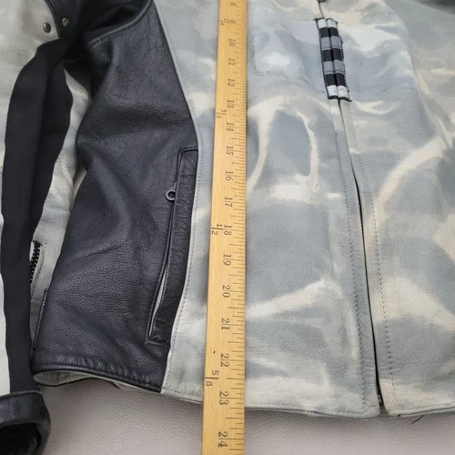 Genuine Shift Motorcycle Street Leather Jacket. Size XL image 11