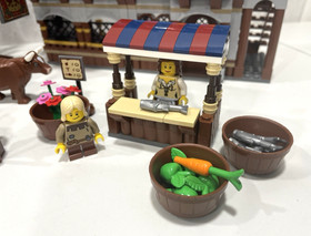 LEGO Medieval Market Village 100% with Manuals, no box - 2009